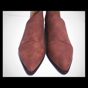 Shoes—slip on low cut booties